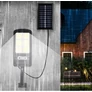 Kép 2/6 - Extra erős 120 LED-es különálló napelemes reflektor, mozgásérzékelővel, IP65