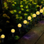 Kép 8/9 - 30 db-os  Napelemes leszúrható kerti LED lámpa gömb