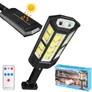 Kép 1/7 - Nagyméretű kültéri napelemes, időjárásálló, LED reflektor, 180W, IP65