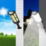 Kép 6/7 - Nagyméretű kültéri napelemes, időjárásálló, LED reflektor, 180W, IP65