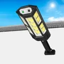 Kép 2/7 - Nagyméretű kültéri napelemes, időjárásálló, LED reflektor, 180W, IP65