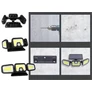 Kép 5/8 - 103 COB LED-es napelemes reflektor, mozgásérzékelővel, 2400 mAh
