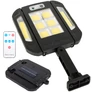 Kép 1/7 - Extra erős 136 LED-es napelemes reflektor, mozgásérzékelővel, IP 67