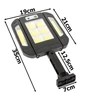 Kép 3/7 - Extra erős 136 LED-es napelemes reflektor, mozgásérzékelővel, IP 67