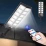 Kép 2/7 - Nagyméretű kültéri napelemes, időjárásálló, LED reflektor, 400W, IP65, VG
