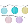 Kép 5/7 - Grundig 10 LED-es napelemes party lampion fényfüzér, 2,4 m, színes