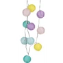 Kép 7/7 - Grundig 10 LED-es napelemes party lampion fényfüzér, 2,4 m, színes