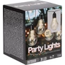 Kép 7/7 - 30 LED-es hálózati kültéri 10 gömb party fényfüzér, meleg fehér, 8 m