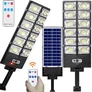 Kép 1/8 - Nagyméretű XXL kültéri napelemes, időjárásálló, LED reflektor, 600W, IP65