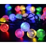 Kép 2/7 - Napelemes dekor tündérfény kerti LED fényfüzér, színes, 40 db izzóval, 7 m