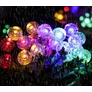 Kép 3/7 - Napelemes dekor tündérfény kerti LED fényfüzér, színes, 40 db izzóval, 7 m