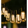 Kép 2/5 - 30 LED-es napelemes kerti gömb fényfüzér, teraszvilágítás, meleg fehér, 6 m