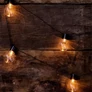 Kép 3/6 - Napelemes programozható balkon LED fényfüzér, meleg fehér, 10 db gömbbel, SDH1098