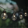 Kép 4/6 - Napelemes programozható balkon LED fényfüzér, meleg fehér, 10 db gömbbel, SDH1098
