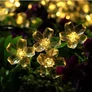 Kép 6/9 - Napelemes virág kerti  LED fényfüzér, meleg fehér, 20 LED-es