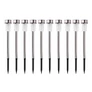 Kép 4/6 - Arti Casa 10 db-os napelemes inox kerti LED lámpa szett, IP44, 36 cm, RGB hangulatfénnyel