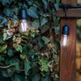Kép 3/9 - 20 LED-es hosszabbítható lámpafüzér, kertvilágítás, E27 foglalttal, időjárásálló IP44, 20 m - meleg fehér