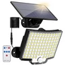 Kép 1/5 - 106 LED-es napelemes reflektor, mozgásérzékelővel, 30W