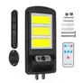 Kép 1/5 - Napelemes COB LED reflektor, mozgásérzékelővel, távirányítóval, IP 65, 150W, HT
