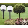 Kép 7/9 - 4 db-os Napelemes leszúrható 10 cm gömb kerti LED lámpa, 35 cm magas, HT