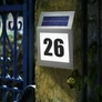 Kép 1/10 - Napelemes házszám tábla LED világítással