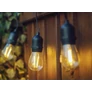 Kép 11/11 - 10 LED-es  lámpafüzér, teraszvilágítás, időjárásálló, E27 foglalattal, IP44, 10 m - meleg fehér