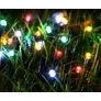 Kép 3/7 - 21 m-es 480 LED-es hybrid tölthető-napelemes fényfüzér, RGB színes, 8 világítási mód, időzíthető, távvezérlős