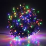 Kép 4/7 - 21 m-es 480 LED-es hybrid tölthető-napelemes fényfüzér, RGB színes, 8 világítási mód, időzíthető, távvezérlős