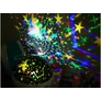 Kép 8/10 - Forgó csillagfényes éjjeli  Unikornis RGB LED lámpa, USB vagy elemről működő, szürke mintás