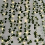 Kép 11/11 - 50 LED-es elemes fényfüzérrel kombinált mű borostyán girland, 8 világítási móddal, 25 m