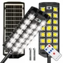 Kép 1/7 - Robosztus Nagyméretű kültéri napelemes, időjárásálló, LED reflektor, 2400W, IP65, VG