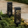 Kép 5/8 - 6 db-os napelemes LED lámpa szett, modern fénynyommal, IP44, 28 cm, HT 