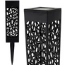 Kép 8/8 - 6 db-os napelemes LED lámpa szett, modern fénynyommal, IP44, 28 cm, HT 