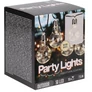 Kép 5/7 - 7,5 m-es 10 gömbös kültéri party fényfüzér, 50 LED-es, hálózati, meleg fehér, IP44