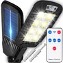 Kép 1/4 - Napelemes, Időjárásálló, mozgásérzékelős kültéri LED-es reflektor