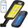 Kép 2/4 - Napelemes, Időjárásálló, mozgásérzékelős kültéri reflektor, IP65, 300W 