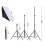 Kép 8/13 - 2 x 135 W-os fényű állványos Softbox fénykészlet  otthoni stúdió fotózáshoz