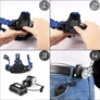 Kép 5/6 - Extra erős SWAT 3 x CREE T6 fejlámpa, XML T6 diódával + 2 db 18650 6800mAh, 4.2V, zoom funkcióval