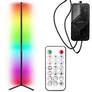 Kép 3/11 - RGB LED Modern álló saroklámpa, távirányítóval, applikációval, 140 cm
