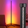 Kép 9/11 - RGB LED Modern álló saroklámpa, távirányítóval, applikációval, 140 cm