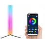 Kép 5/9 - RGB LED Modern álló saroklámpa, távirányítóval, applikációval, 100 cm, VG