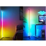 Kép 8/9 - RGB LED Modern álló saroklámpa, távirányítóval, applikációval, 100 cm, VG