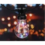 Kép 1/3 - 14,5 m 160 micro LED-es 20 gömb időzíthető lámpafüzér, hosszabbítható teraszvilágítás, időjárásálló, IP44, színes
