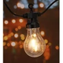 Kép 4/8 - 14,5 m 20 LED-es gömb időzíthető lámpafüzér, hosszabbítható teraszvilágítás, időjárásálló, IP44, meleg fehér