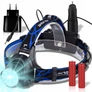 Kép 1/10 - Extra erős SWAT CREE XML 6 fejlámpa, + 2 db 18650 akksival, zoom funkcióval, 2 db töltővel