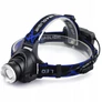 Kép 6/10 - Extra erős SWAT CREE XML 6 fejlámpa, + 2 db 18650 akksival, zoom funkcióval, 2 db töltővel