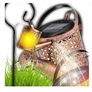 Kép 1/11 - LED-es napelemes fényfüzér, öntözőkanna forma, 80 cm, 1 db 