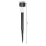 Kép 3/13 - 10 db-os Napelemes kerti LED lámpa, 37 cm, fekete