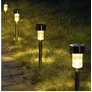Kép 8/13 - 10 db-os Napelemes kerti LED lámpa, 37 cm, fekete