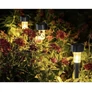 Kép 11/13 - 10 db-os Napelemes kerti LED lámpa, 37 cm, fekete